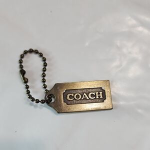 Coach VTG Brass Key Holder